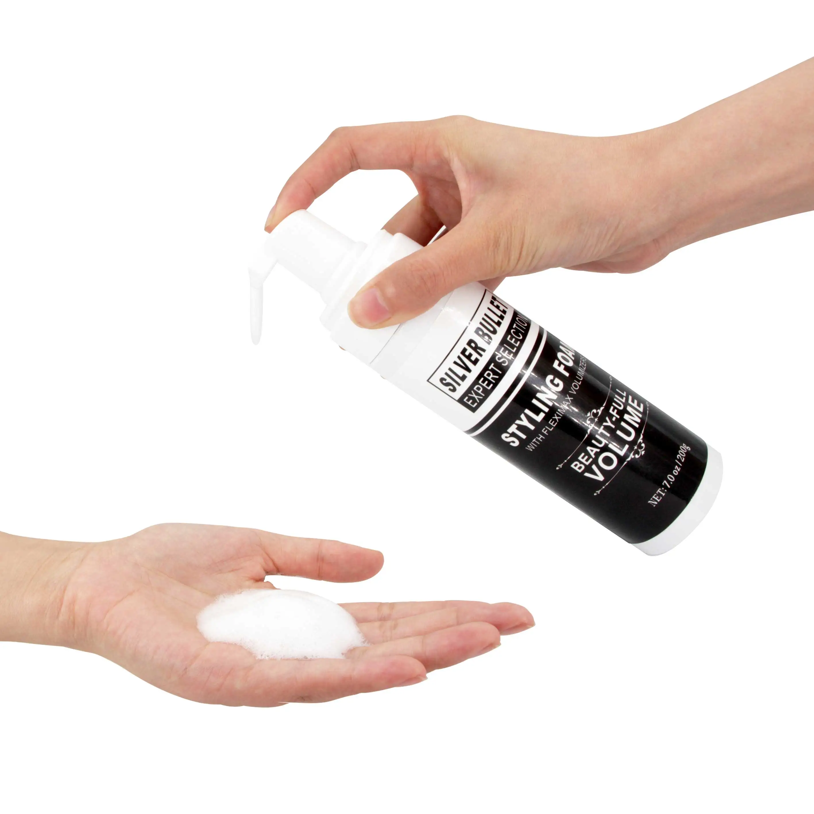 OEM hair mousse styling foam curling natural with private label