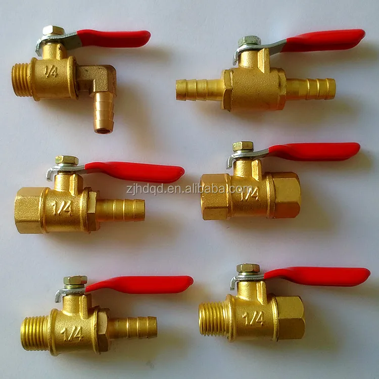 1/4' brass air valve for air compressor