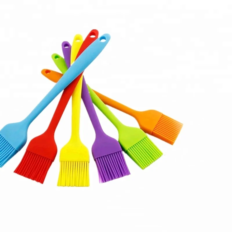 Heat Resistant Silicone Baking Spoons Spatula With Stainless Steel Core for Cooking Baking