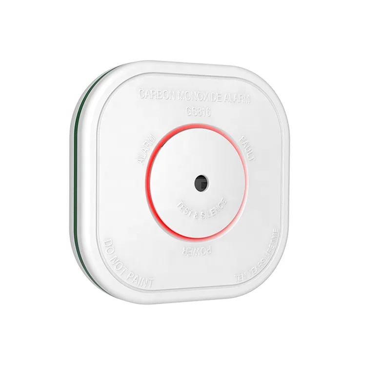 Manufacture BSI stock 1 year 5 years 10 years ABS plastic z-wave wireless carbon monoxide co alarm detector