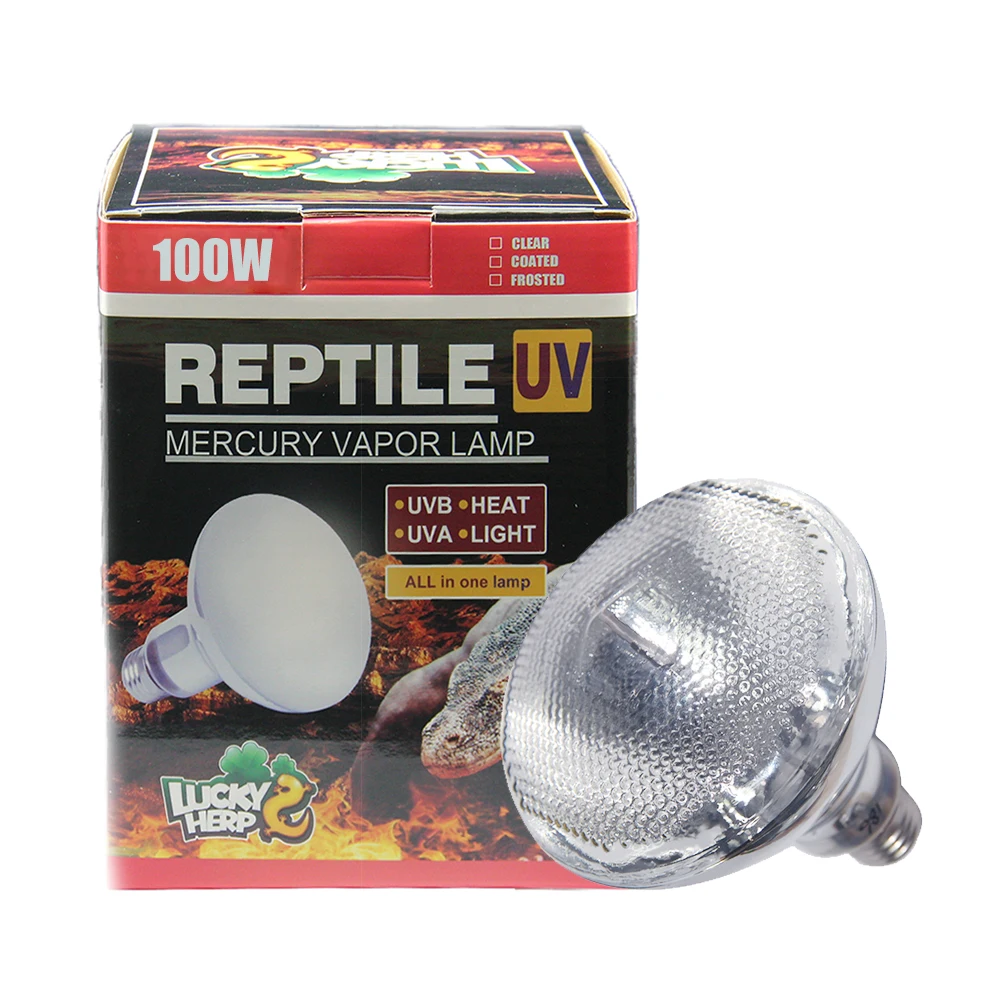 Full Spectrum Solar Glo Lamp 100w Reptile uva uvb Bulb  for Iguana