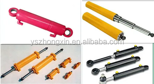 Tek Etkili Mini Hidrolik Piston Teleskopik Hidrolik Silindir