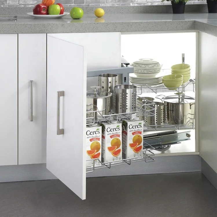kitchen cabinet accessories kitchen magic corner pull out basket