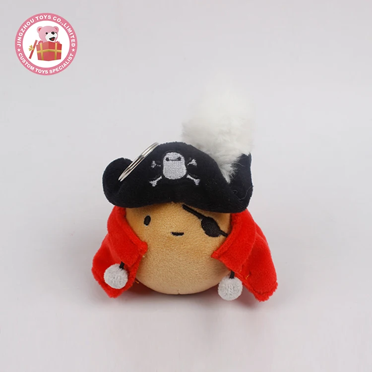 Custom funny clothing potato pirate plush toy