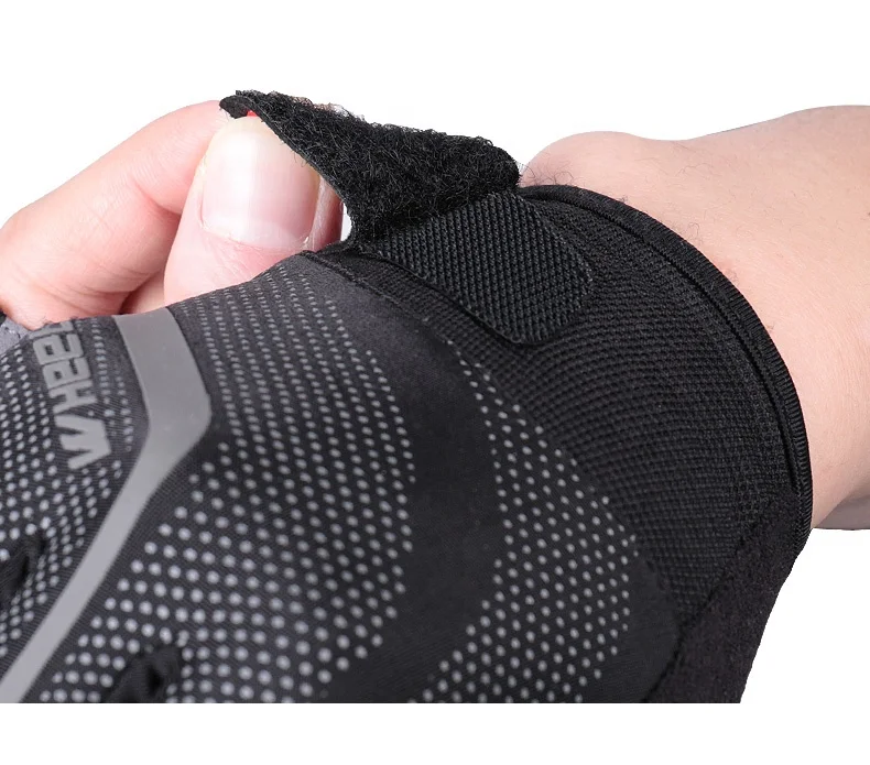 WHEEL UP Breathable Half Finger Gel Padded Sport Gloves Outdoor Bicycle Gym Cycling Gloves