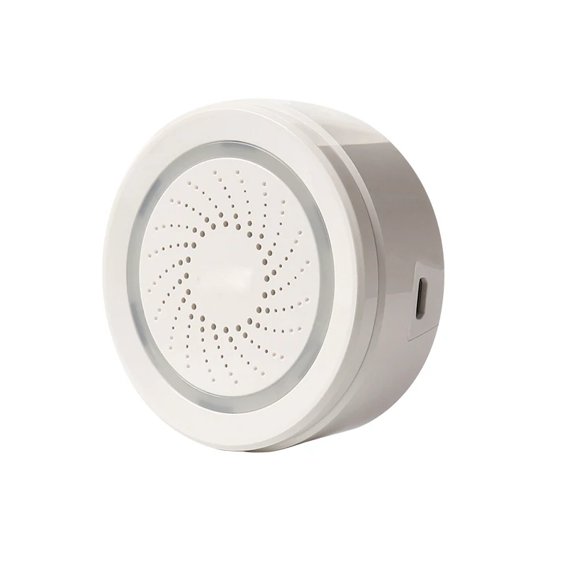 tuya 5v 24v horn security fire alarm siren speaker buzzer 100db work with smartlife and IFTTT