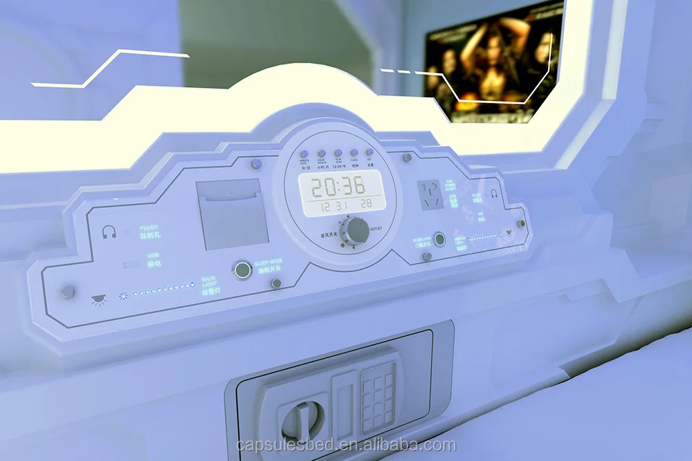 Top sale commercial furniture capsule hotel bed