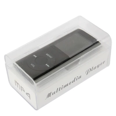 Маленький яркий портативный мини-цифровой музыкальный плеер с аккумулятором, mp3 / mp4 плеер с цифровым экраном и кабелем