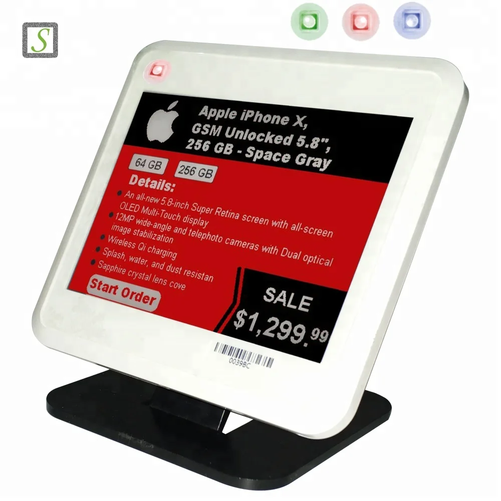 
SUNY 4.2 Inch E Ink Color Epaper RFID ESL Electronic Shelf Label Wifi 