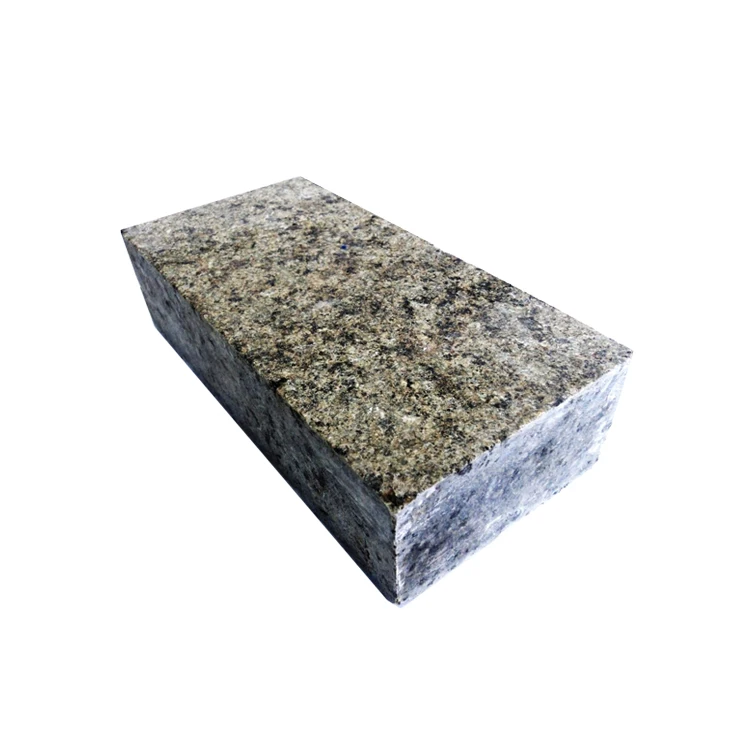
Buy wholesale GP2 split flamed hammered cheap natural olive green stone granite block paving setts bricks 
