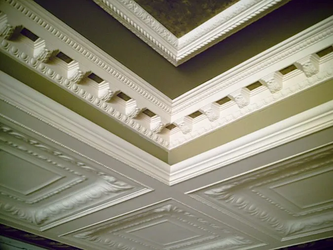 Высококачественная потолочная декоративная штукатурка красивая шкатулка для формования