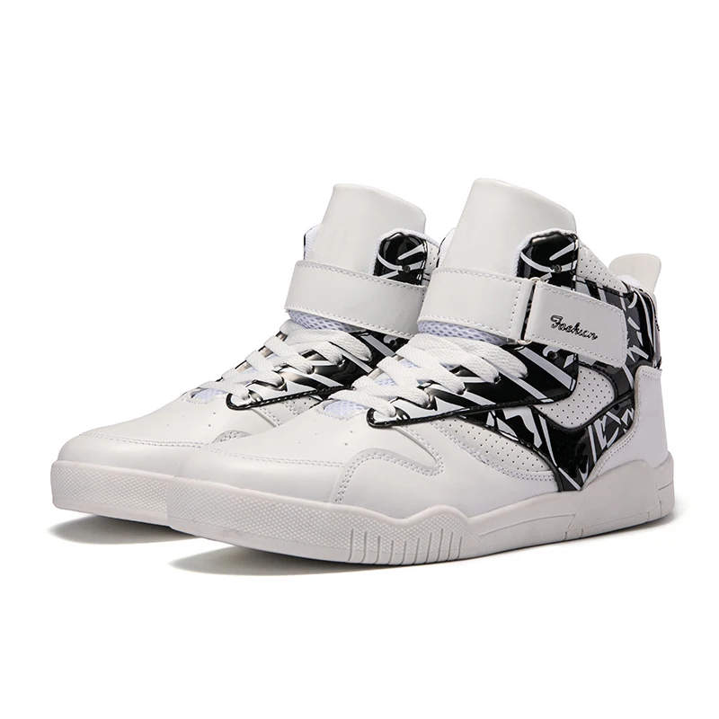 Мужская повседневная обувь для скейта с высоким верхом, прочная спортивная обувь, кроссовки