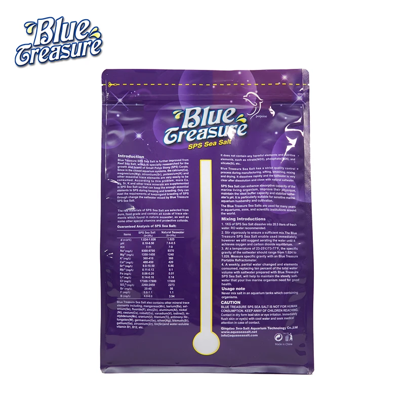 Perfect quality aquarium sps coral reef marine salt manufacturer