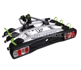 Hot selling aluminum car tow ball rear mounted bike rack bicycle carrier for 4 bikes bicycle car carrier TB-009D4