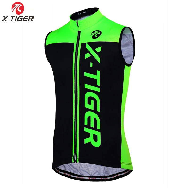 X-TIGER Summer Sleeveless Cycling Vest Men Mountain Bike Jersey Ropa Ciclista Maillot Ciclismo Racing Bicycle Clothing