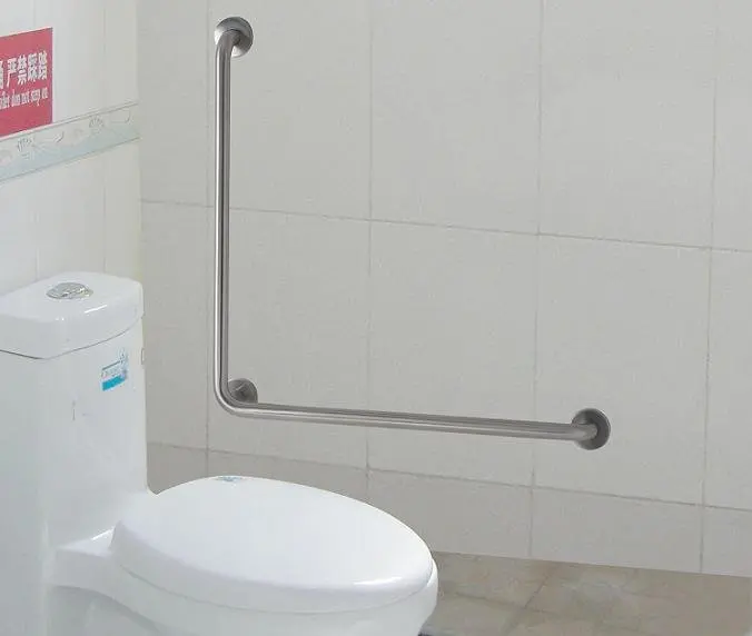 
304 stainless steel L-typed grab bar 