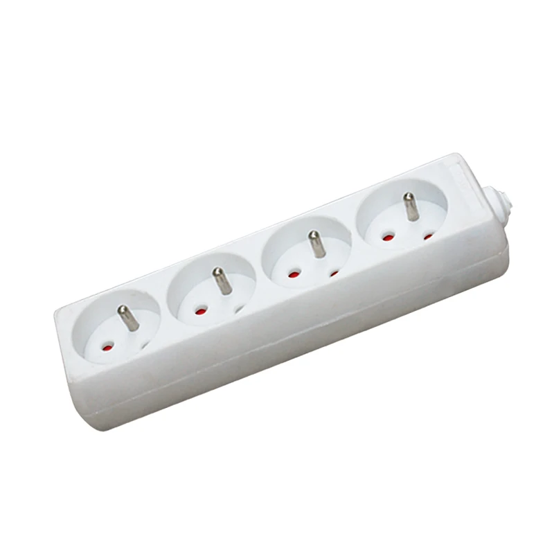 3-6 Ways Germany Extension Socket 16A 250V French Power Strip with USB