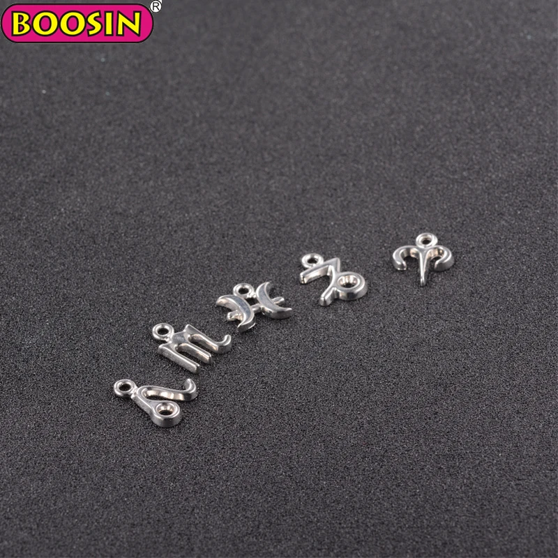 Best sale personality month charm set of 12 zodiac star symbol metal luck charm