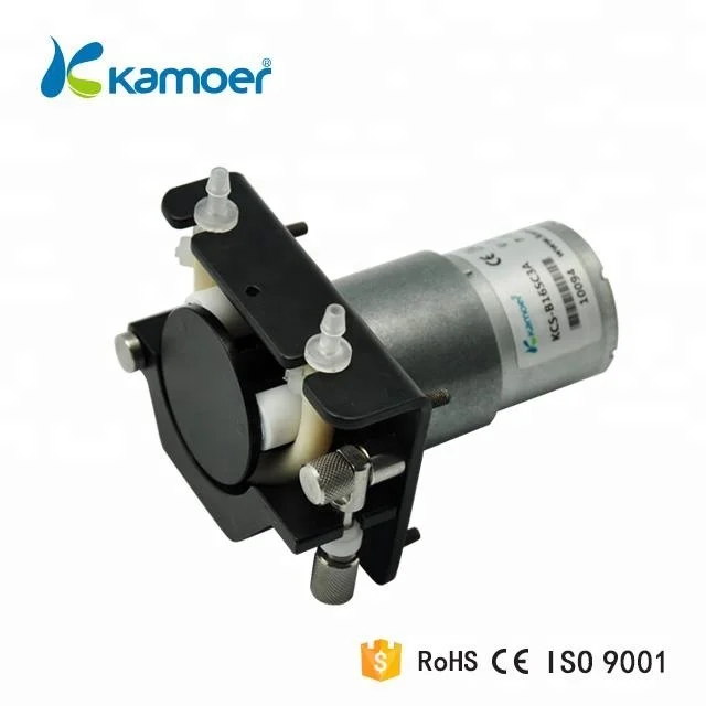 Kamoer KCS 12V/24V DC Motor V Tube high-precision peristaltic pump chloroacetic acid dosing pump fluoroborate salts transfer