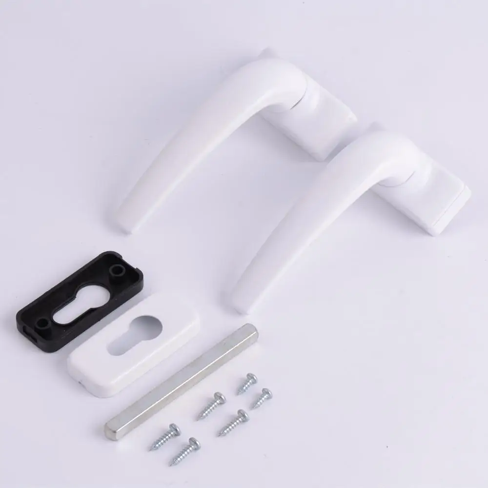 KEYI DL09 Black Lock Set Main Aluminum Lever Door Handle