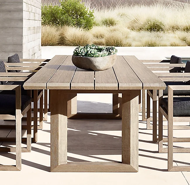 Balconly teak furniture  outdoor teak patio furniture  garden teak modern dining tables