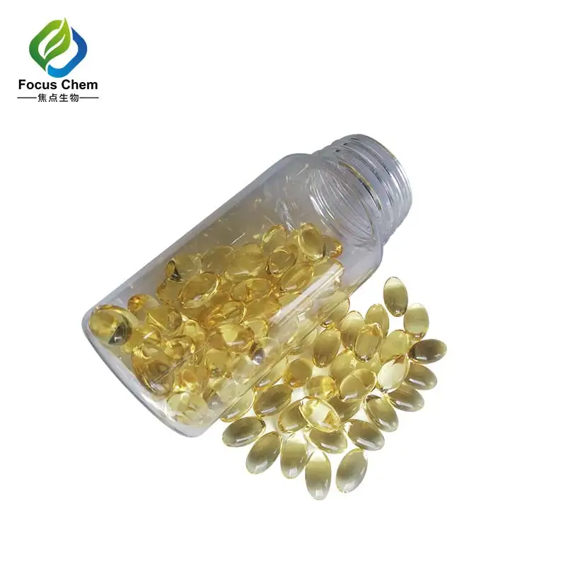 Flaxseed oil and vitamin E softgel for auxiliary lower blood lipid