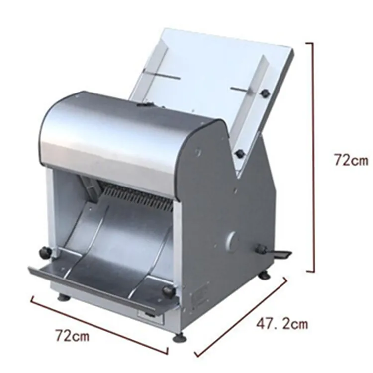 
Factory Supply Automatic Adjustable Bread Slicer Cutter Machine 