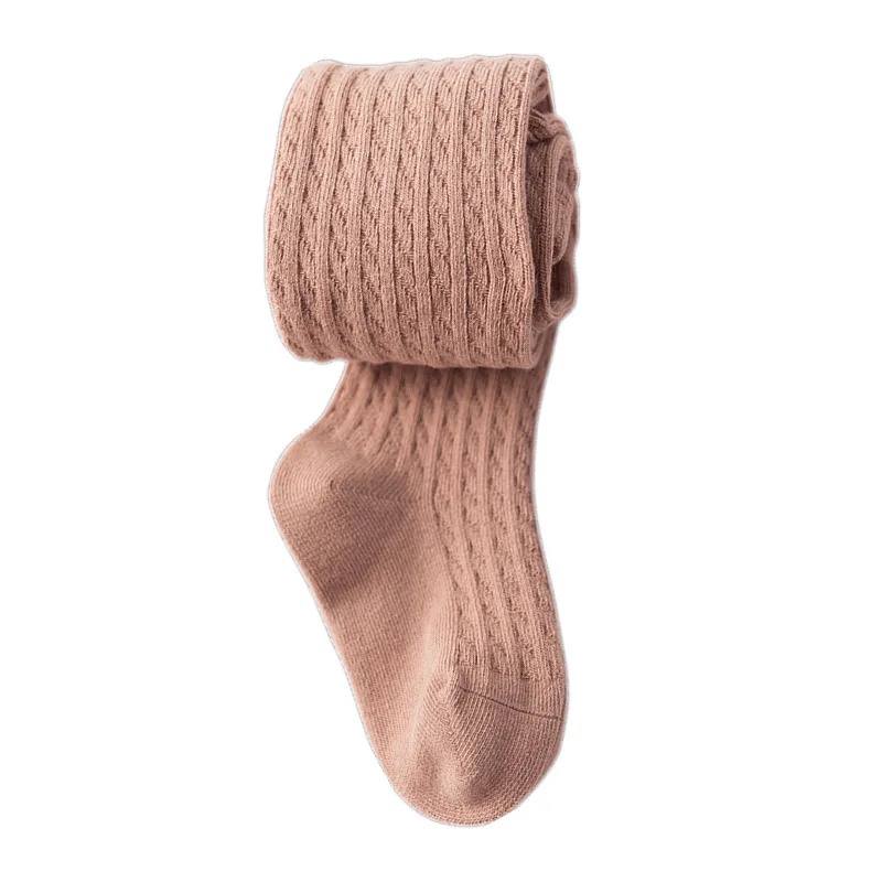 Bonipony Baby Toddler Girls Cable Knit Tights Funky Colorful Happy Kids Legging Stocking Pants Combed Cotton Pantyhose