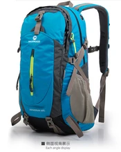 Maleroads 40L waterproof women&men travel backpack outdoor camping mochilas climbing hiking backpack bagpack sport back bag 2015