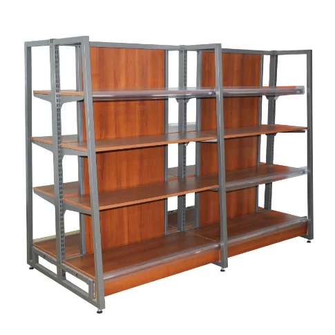 hot sale  wood supermarket shelving  wooden display rack shelf customized design for sale
