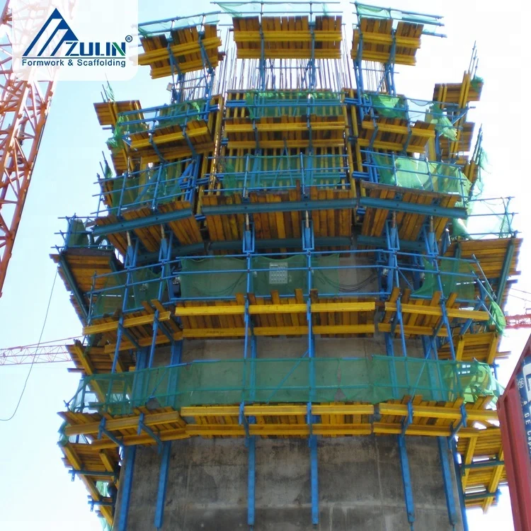 SKE Plus SKE50 SKE100 Automatic Climbing Formwork Equipment Steel Plywood for Central Shaft Core Bridge Pylon Model H20 Villas