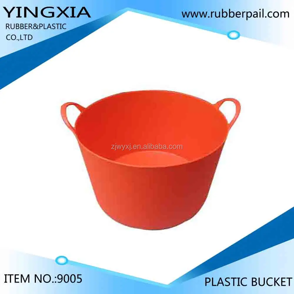 plastic garden bucket,multi-function plastic trough for horse feeding