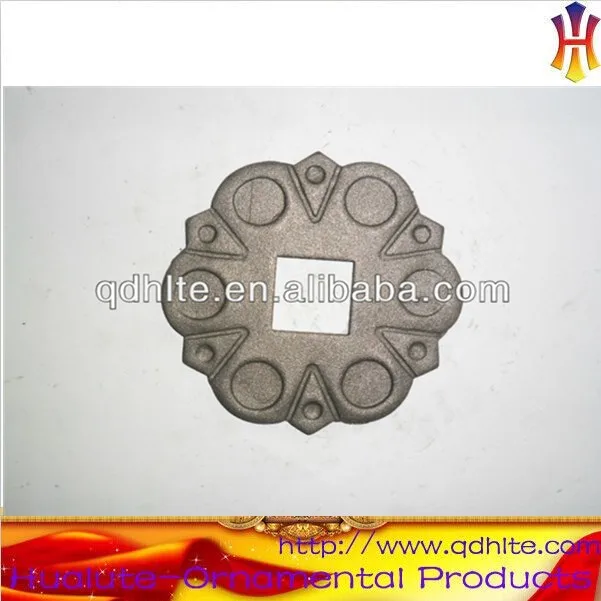 Hualute поставка фабрики оптовая цена wrought iron base design for house decoration parts