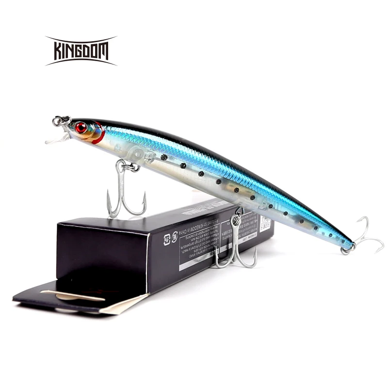 120mm 14.5G 143mm21g minnow fishing lure with wobbler hard bait fishing tackle VMC hook five colors available