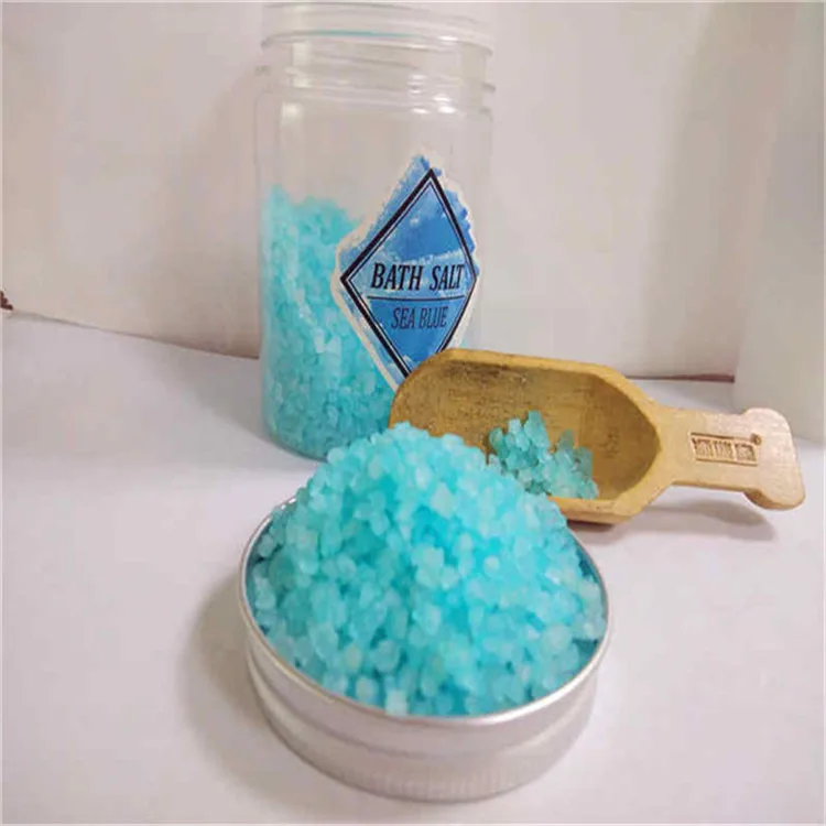 Essential oil blue sea bath massage cleansing bulk sea salt
