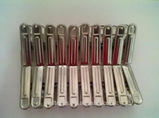 
Multi-purpose Stainless Steel Clothespins Clips durable Clothes Pins Stainless Steel metal Clothes Pegs 