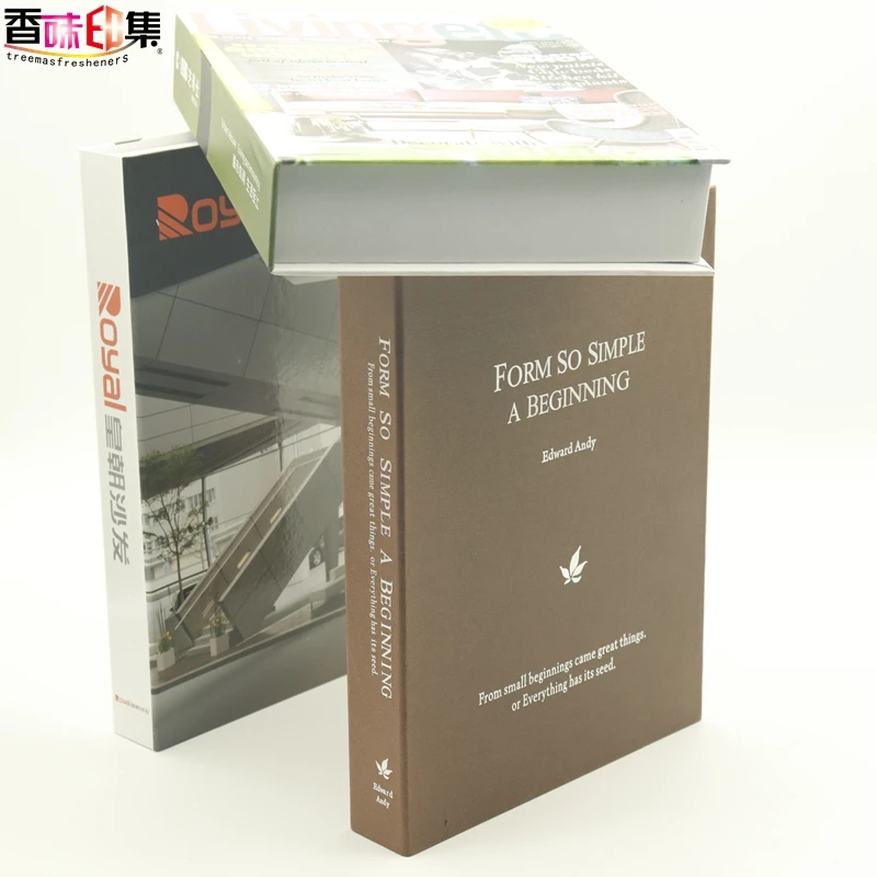book decoration fake Well made unique design customized decoration book for home