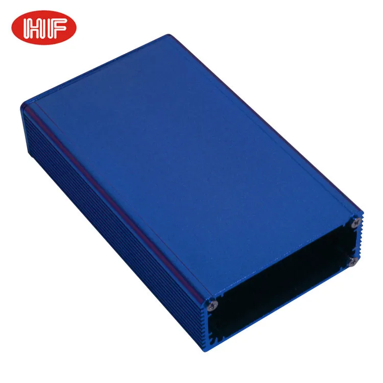 Manufacturers Custom OEM PCB Industrial Extruded Aluminum Enclosure And Instrument Project Boxes Case For Amplifiers Housing
