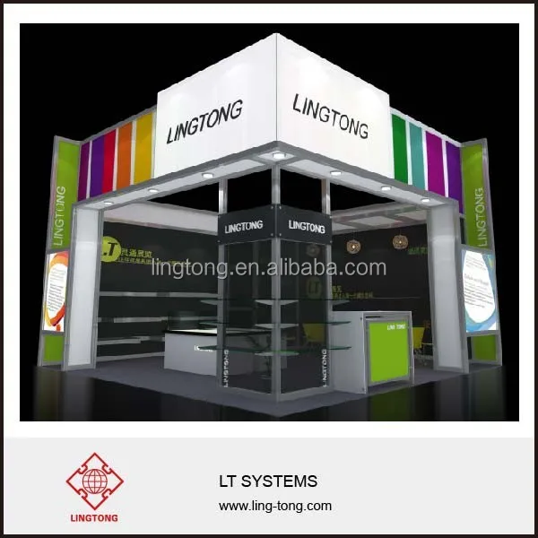customized exhibition stand for display with 0ctanorm system