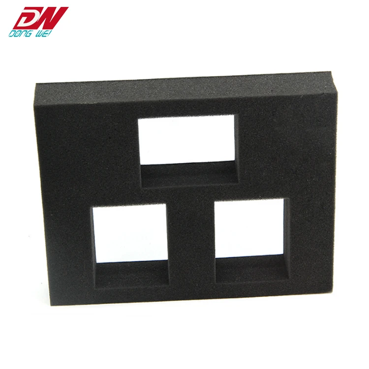 High Density Soft Custom velvet Sponge Foam Insert packaging For Jewelry Box