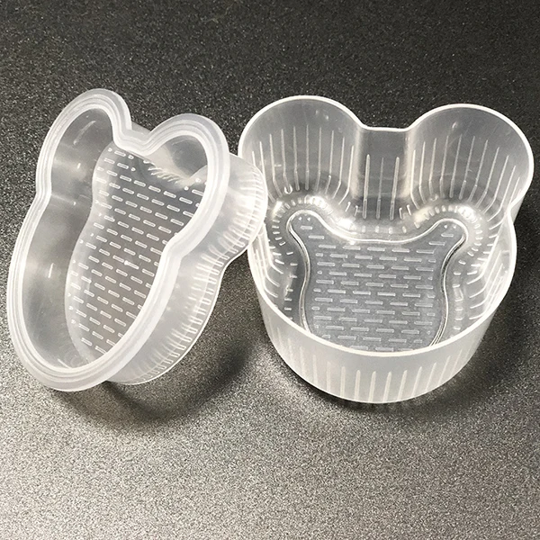 PTRM-001 Plastic triangle bear mouse animal love heart flower sushi rice ball mold