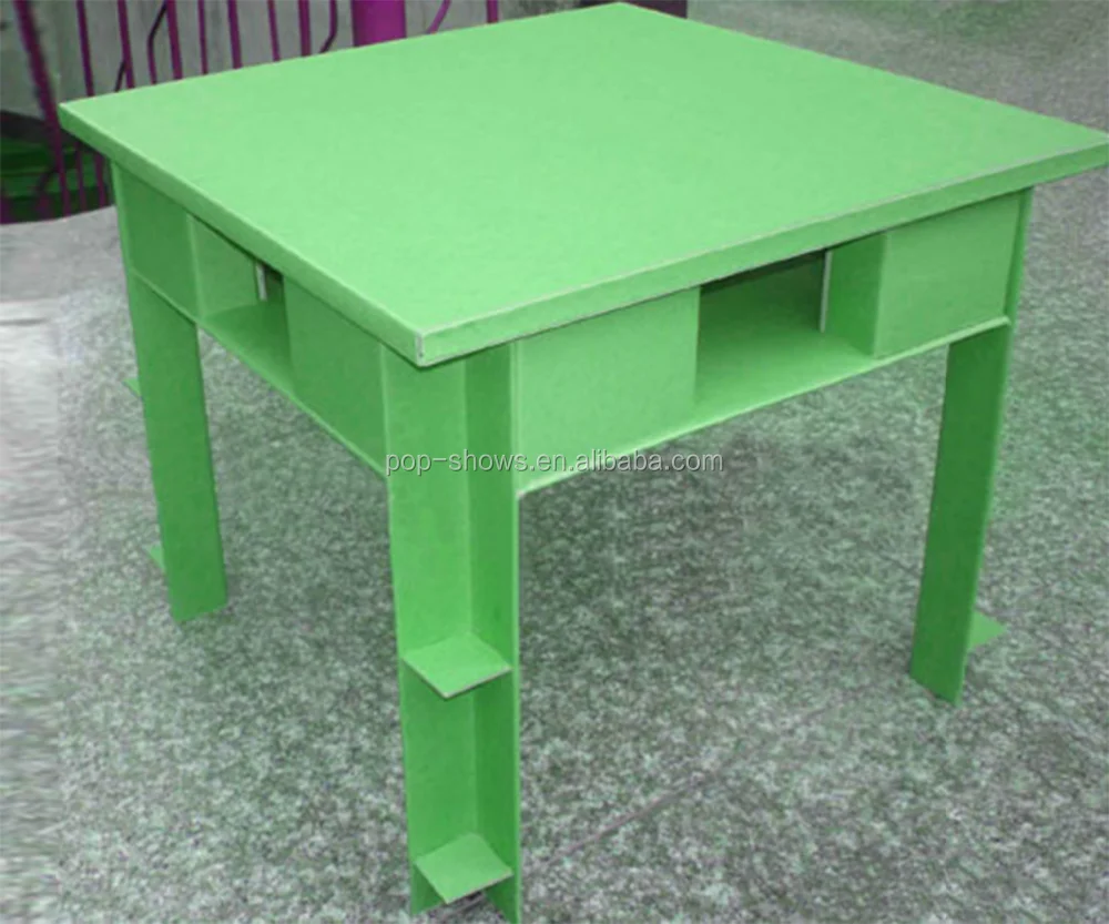 High quality and Eco-friendly paper plate supermarket display stand corrugated cardboard furniture