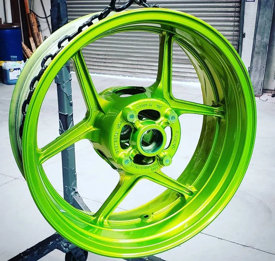 gold sparkling metal coating paint ral 1036