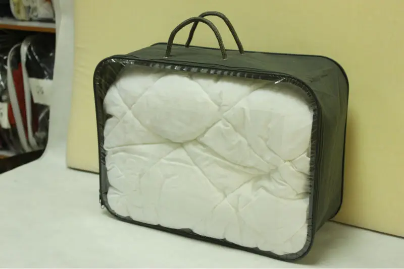 New product clear pvc vinyl plastic bags for bedding packaging wholesale