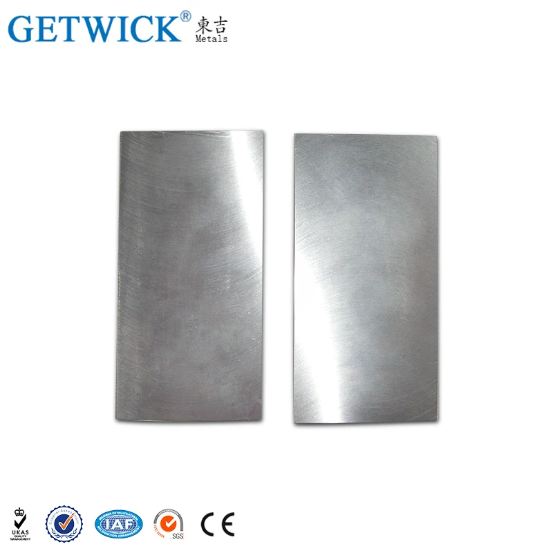 Hot Rolled 1mm 2mm 3mm 4mm tungsten sheet/plate per kg