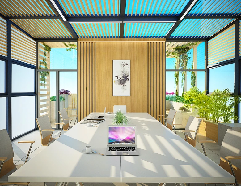 
Немецкая система, алюминиевая модульная деревянная портативная стеклянная Солнечная комната 