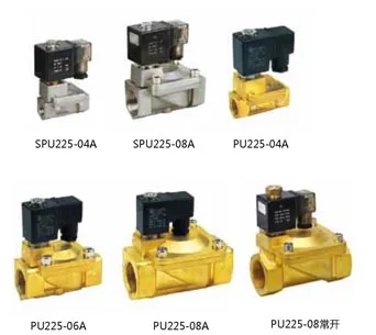 Pneumatic solenoid valve water level control valve SPU225-08A DC12C stainless steel electromagnetic valve for water air oil gas