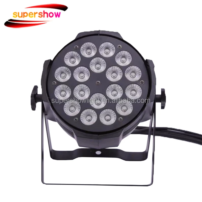 China Indoor 18*18w 6in1 led par for Party Disco KTV Bar Wedding Club
