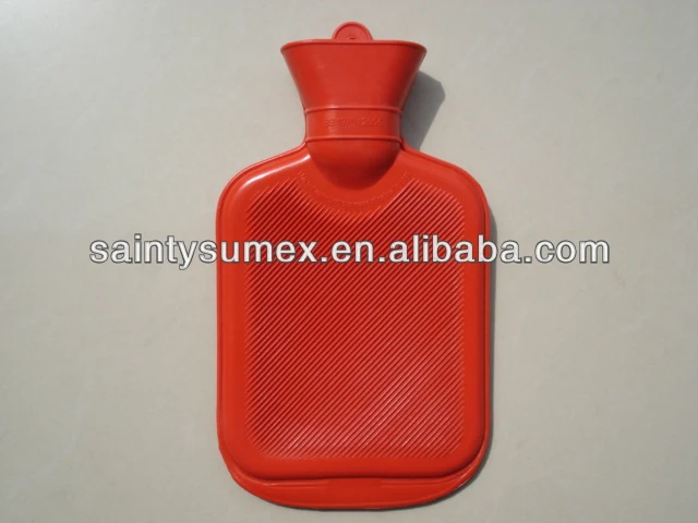 1000ml BS rectangle shape rubber hot water bag