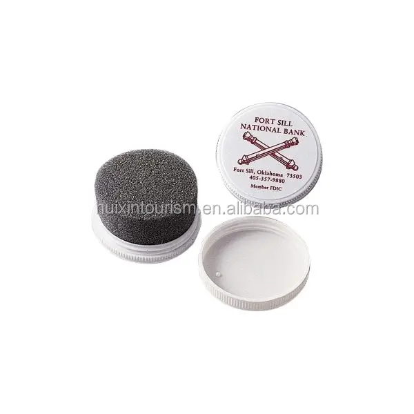 white hotel plastic shoe polish sponge